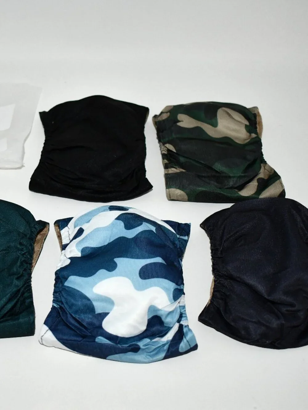 VUNCESSIN Reusable Male Dog Diapers X SMALL Pack of 5 Washable Camo NWT